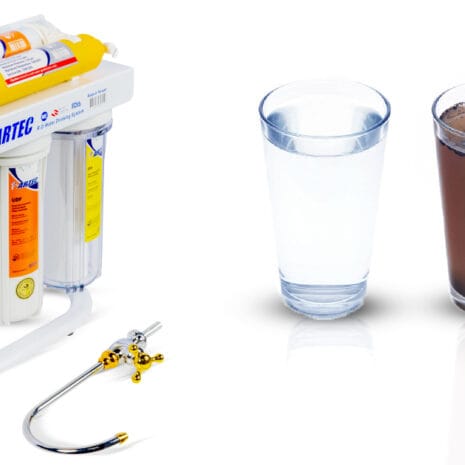 فلتر مطبخ 5 مراحل فلاتر تنقية المياه ro التناضج العكسي